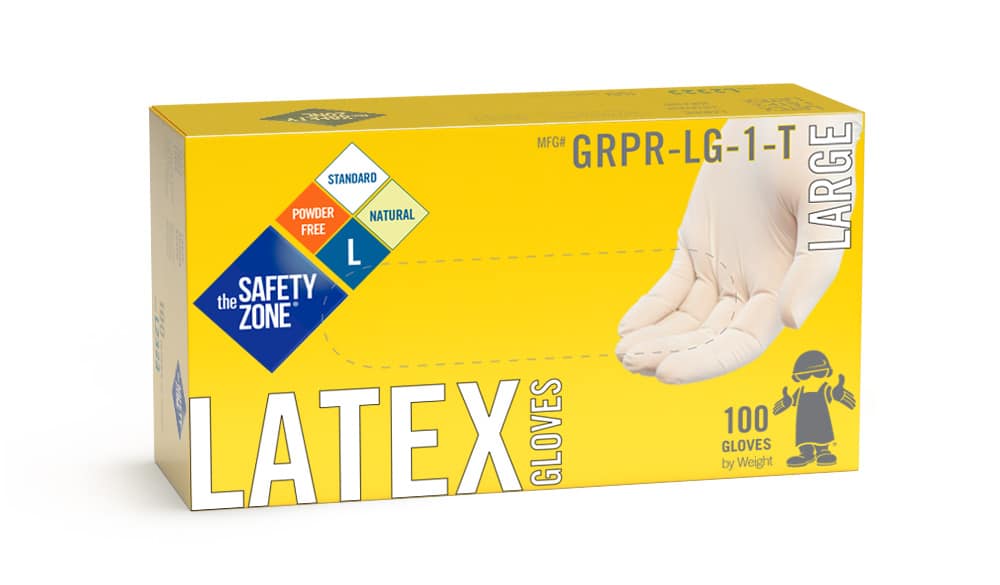 Safety Zone Vinyl Gloves In Natural Box Of 100 Case Of 10 Boxes Gvp9 Xl 1 Sy Ferguson