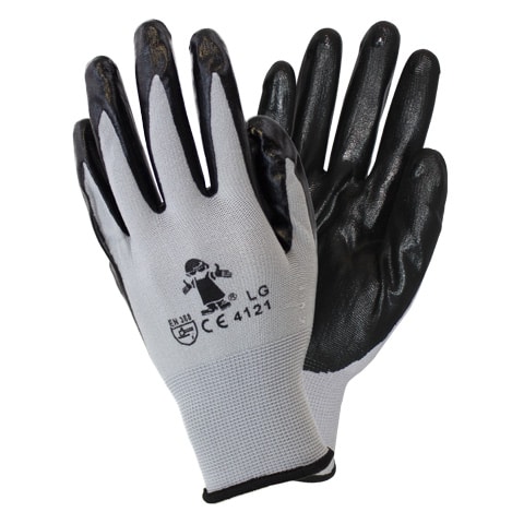 JORESTECH Palm Dipped Nitrile Coated Knit Work Gloves PPE Hand Protection